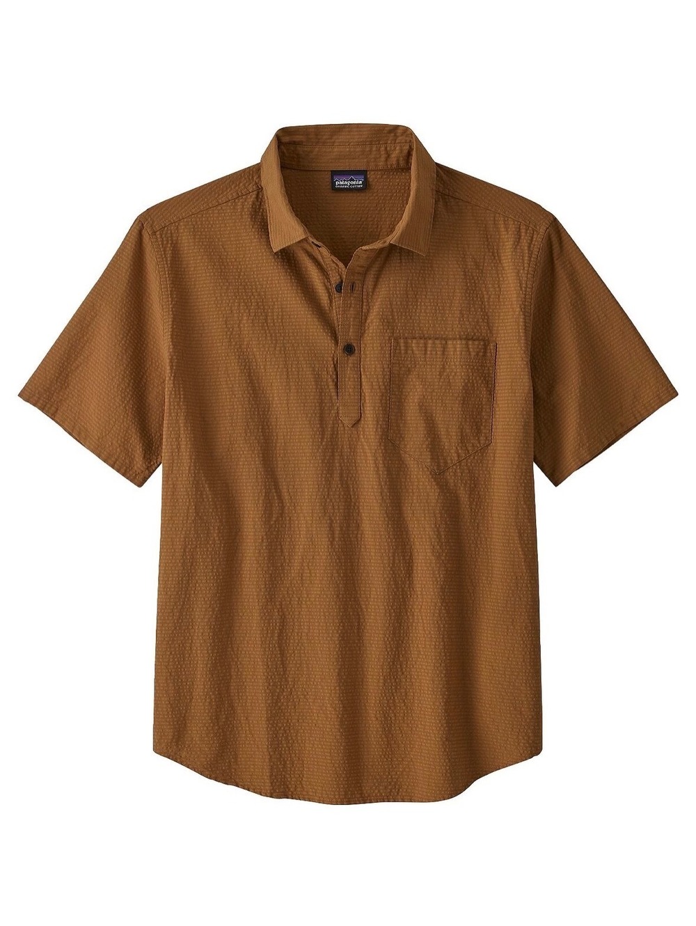 Patagonia Organic Cotton Men's Polo Shirt XL Burnt Orange